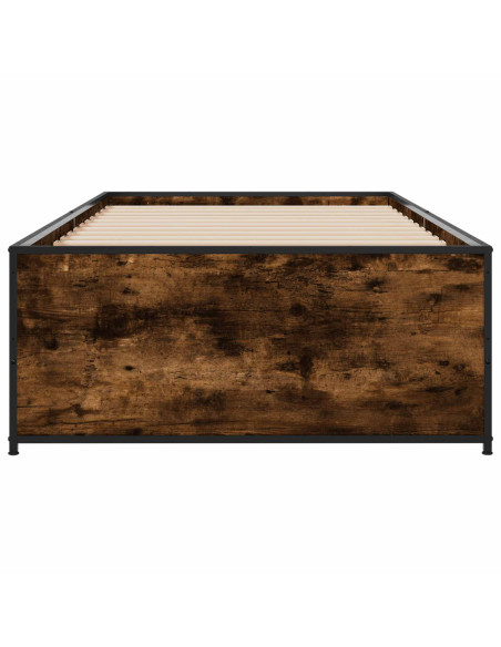 Struttura del letto Rovere Fumo 80 x 200 cm