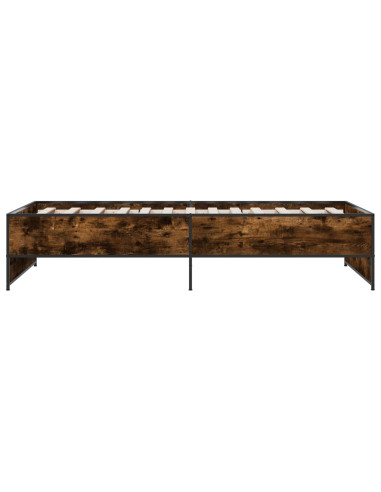 Struttura del letto Rovere Fumo 80 x 200 cm