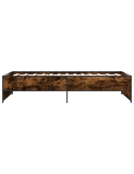 Struttura del letto Rovere Fumo 80 x 200 cm