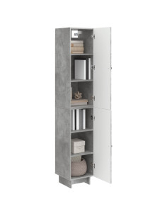 Set di armadi 2 pcs Grigio Cemento 34,5 x 33 x 90 cm 2