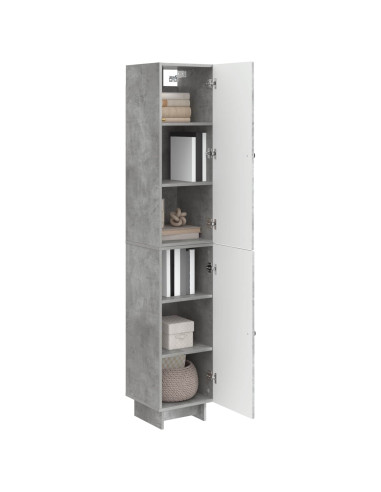 Set di armadi 2 pcs Grigio Cemento 34,5 x 33 x 90 cm