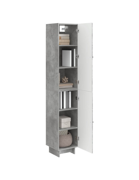 Set di armadi 2 pcs Grigio Cemento 34,5 x 33 x 90 cm