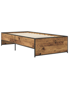 Struttura del letto Legno antico 80 x 200 cm 2
