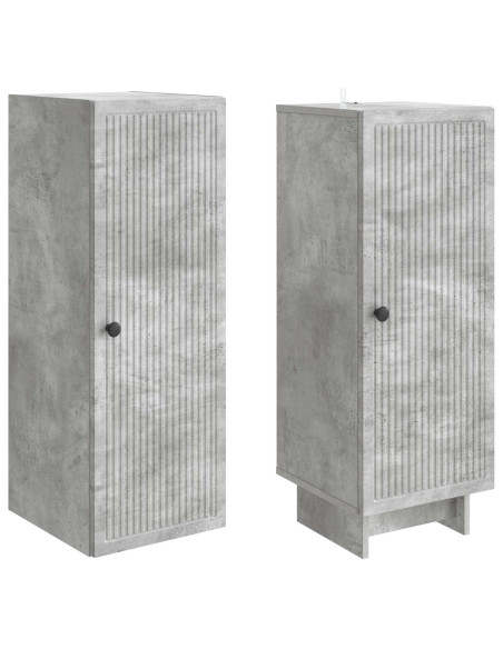 Set di armadi 2 pcs Grigio Cemento 34,5 x 33 x 90 cm