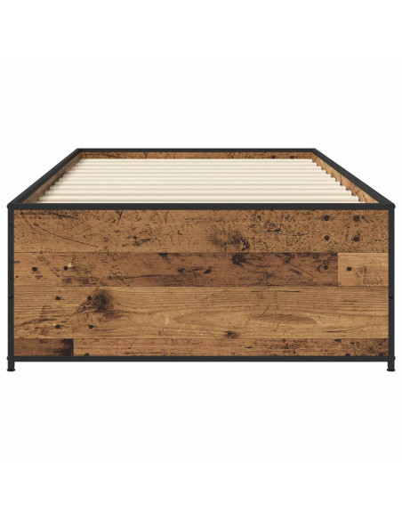 Struttura del letto Legno antico 80 x 200 cm