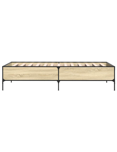 Struttura del letto Rovere Sonoma 80 x 200 cm