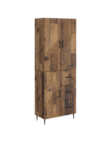 Set di armadi 2 pcs Legno antico 66 x 34,5 x 89,5 cm