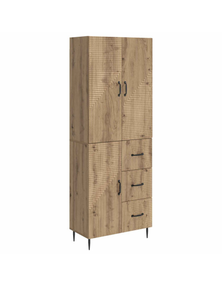 Set di armadi 2 pcs Rovere Artigianale 66 x 34,5 x 89,5 cm