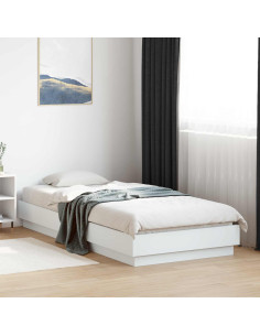 Letto con LED Bianco 80 x 200 cm Legno ingegnerizzato
