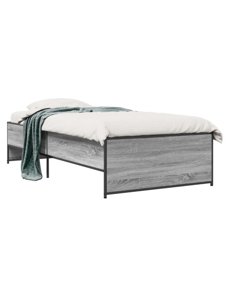 Struttura del letto Sonoma grigio 80 x 200 cm