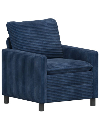 Set di divani 2 pcs Blu navy Poliestere