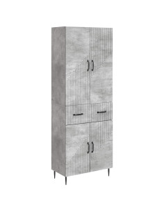 Set di armadi 2 pcs Grigio Cemento 66 x 34,5 x 89,5 cm