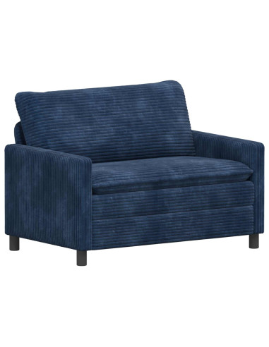 Set di divani 2 pcs Blu navy Poliestere