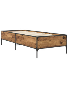 Struttura del letto Legno antico 80 x 200 cm 2