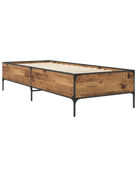 Struttura del letto Legno antico 80 x 200 cm