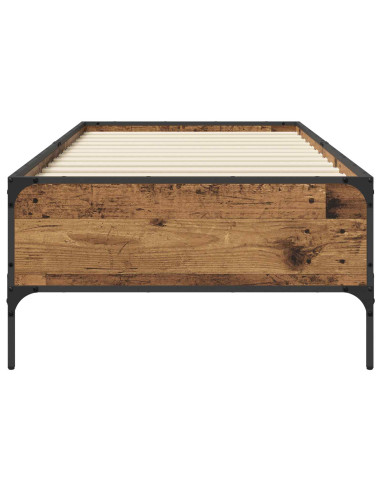 Struttura del letto Legno antico 80 x 200 cm