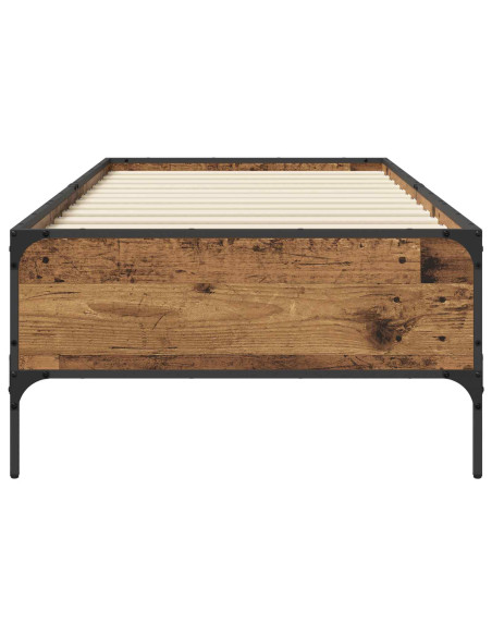 Struttura del letto Legno antico 80 x 200 cm