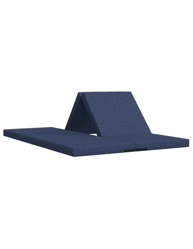 Divano Letto Pieghevole 140 x 67 x 45 cm Blu