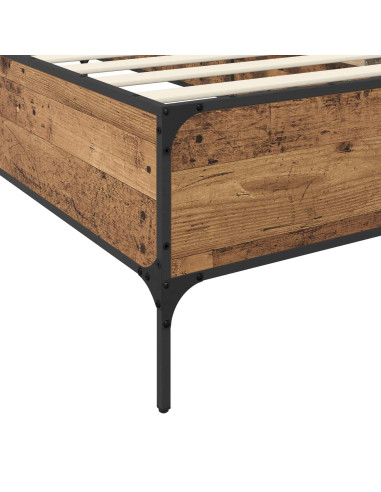 Struttura del letto Legno antico 80 x 200 cm