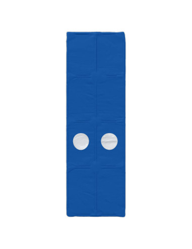 Letto con Accessorio Rovere Artisanale e Blu Legno multistrato