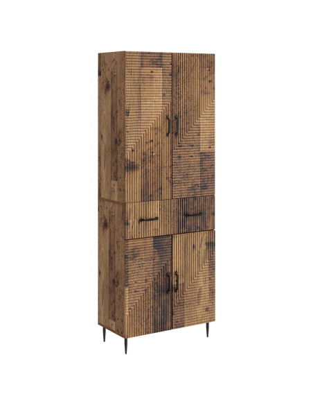 Set di armadi 2 pcs Legno antico 66 x 34,5 x 89,5 cm