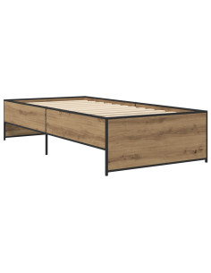 Struttura del letto Rovere Artigianale 80 x 200 cm 2
