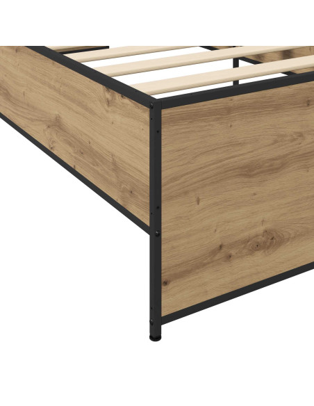 Struttura del letto Rovere Artigianale 80 x 200 cm