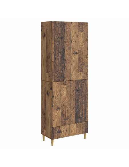 Set di armadi 2 pcs Legno antico Legno ingegnerizzato