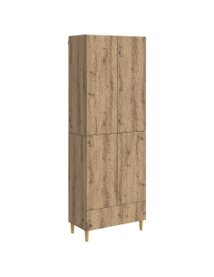 Set di armadi 2 pcs Rovere Artigianale Legno ingegnerizzato