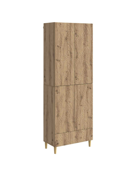 Set di armadi 2 pcs Rovere Artigianale Legno ingegnerizzato