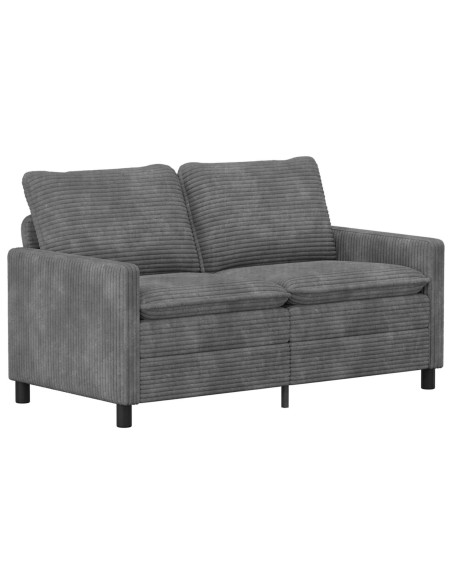 Set di divani 2 pcs Grigio Chiaro Poliestere