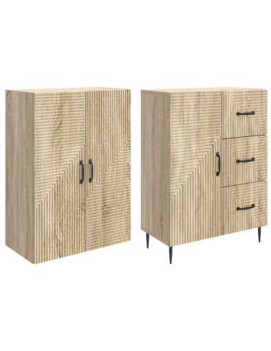 Set di armadi 2 pcs Rovere Sonoma 66 x 34,5 x 89,5 cm