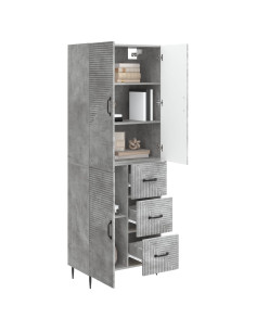 Set di armadi 2 pcs Grigio Cemento 66 x 34,5 x 89,5 cm 2