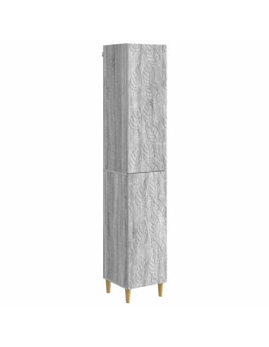Set di armadi 2 pcs Sonoma grigio Legno ingegnerizzato