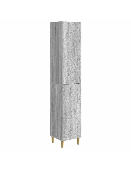Set di armadi 2 pcs Sonoma grigio Legno ingegnerizzato