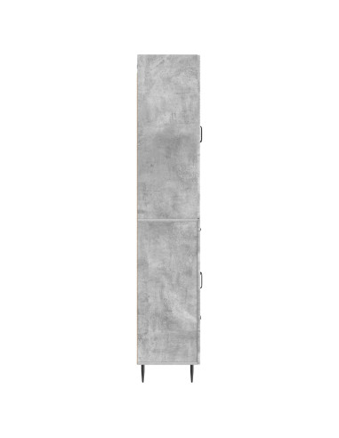 Set di armadi 2 pcs Grigio Cemento 66 x 34,5 x 89,5 cm