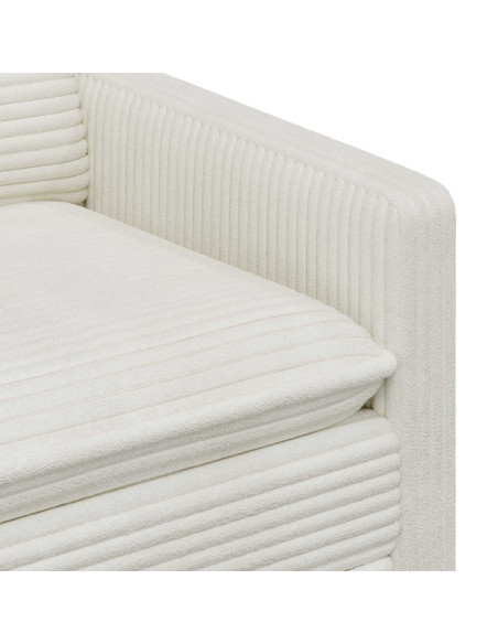 Set di divani 2 pcs Crema Poliestere