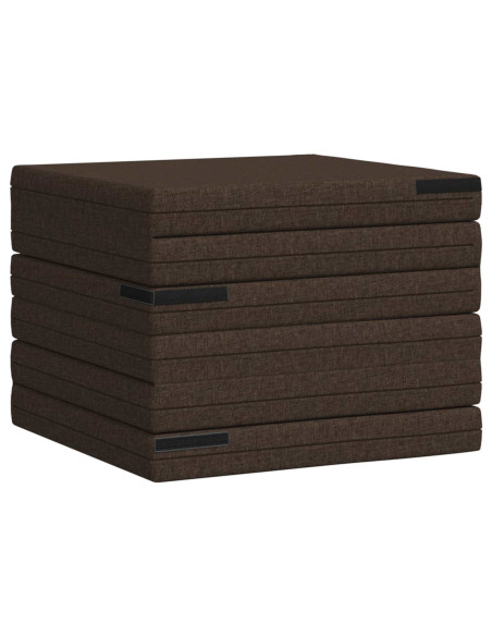 Divano Letto Pieghevole 140 x 67 x 45 cm Tortora