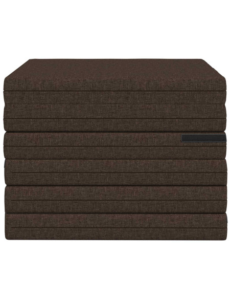 Divano Letto Pieghevole 140 x 67 x 45 cm Tortora