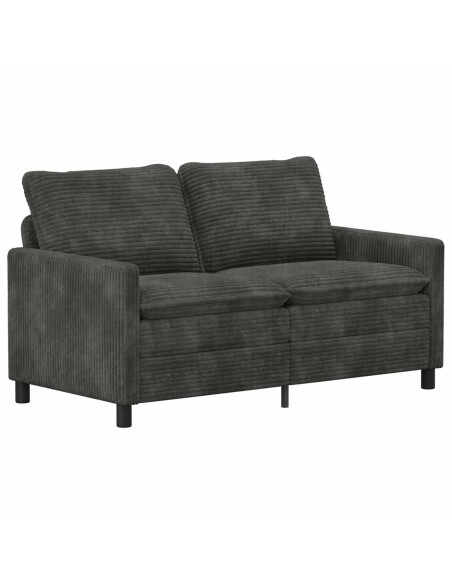 Set di divani 2 pcs Antracite Poliestere