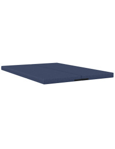 Divano Letto Pieghevole 140 x 67 x 45 cm Blu 2