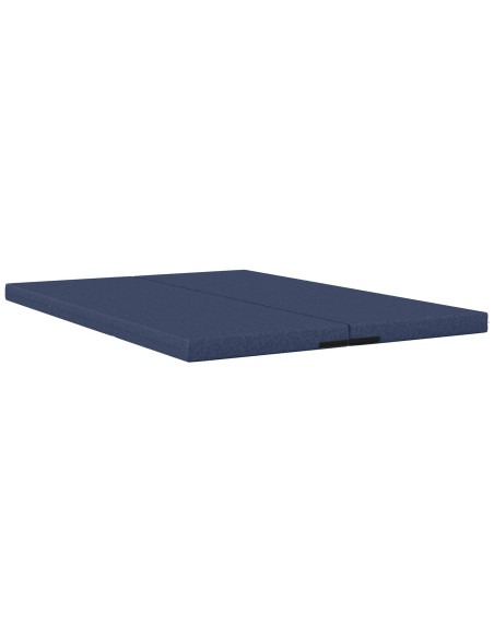 Divano Letto Pieghevole 140 x 67 x 45 cm Blu