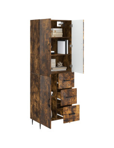 Set di armadi 2 pcs Rovere Fumo 66 x 34,5 x 89,5 cm 2