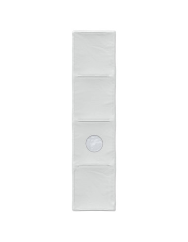 Letto con Tunnel 4 pcs Bianco Legno ingegnerizzato