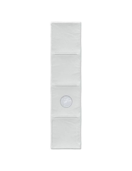Letto con Tunnel 4 pcs Bianco Legno ingegnerizzato