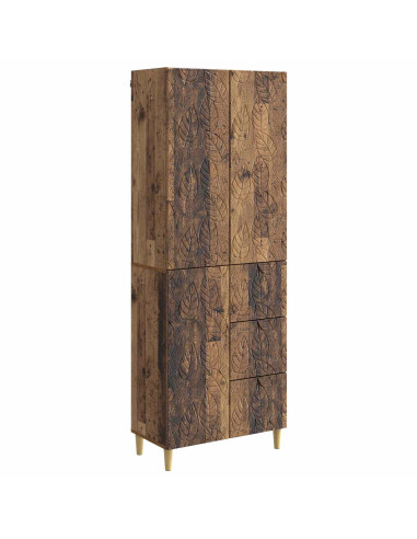 2 pcs Legno antico