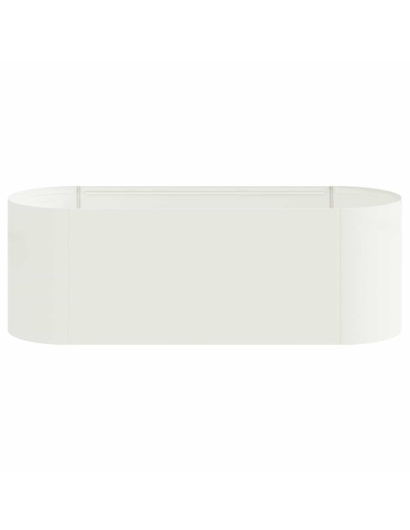 Letto rialzato da giardino Bianco 120 x 40 x 40 cm