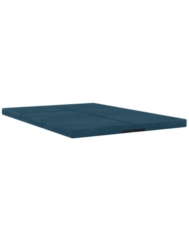 Divano Letto Pieghevole 140 x 67 x 45 cm Blu