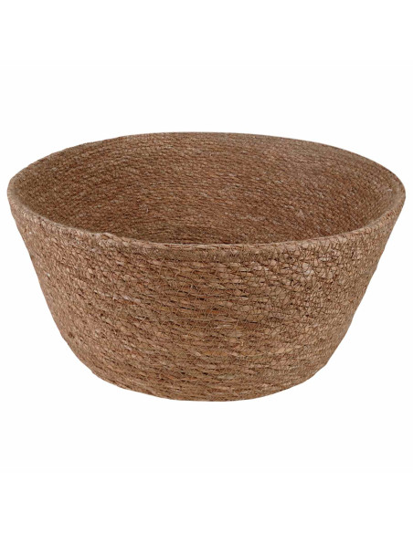 Vaso da fiori con manici Naturale Ø 32 x 32 cm 100% Erba marina