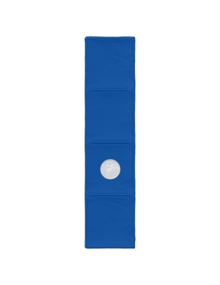 Letto con Tunnel 4 pcs Rovere Artigianale e Blu